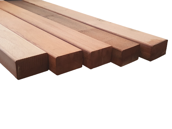 Hardhout 42x68 mm gevingerlast