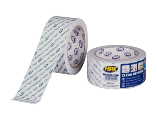 HPX Schoonverwijderbare PVC Tape Wit