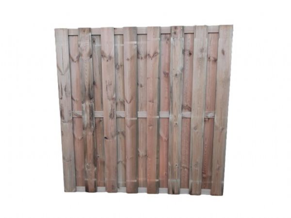Tuinscherm grenen gewolmaniseerd