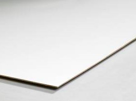 MDF lakboard wit