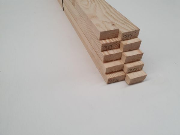 Vuren 21x48 mm geëgaliseerd