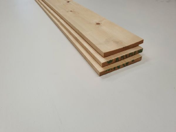 Vuren winkelhout 12x120 mm