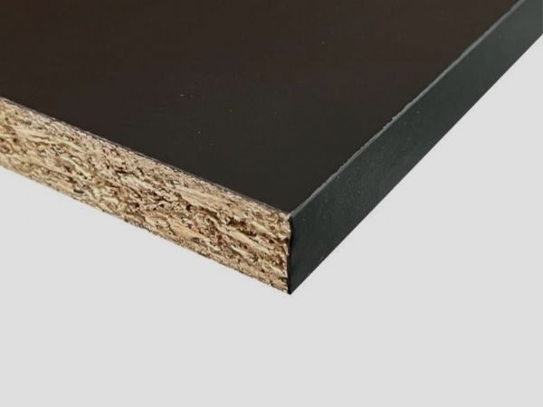Geplastificeerde panelen zwart